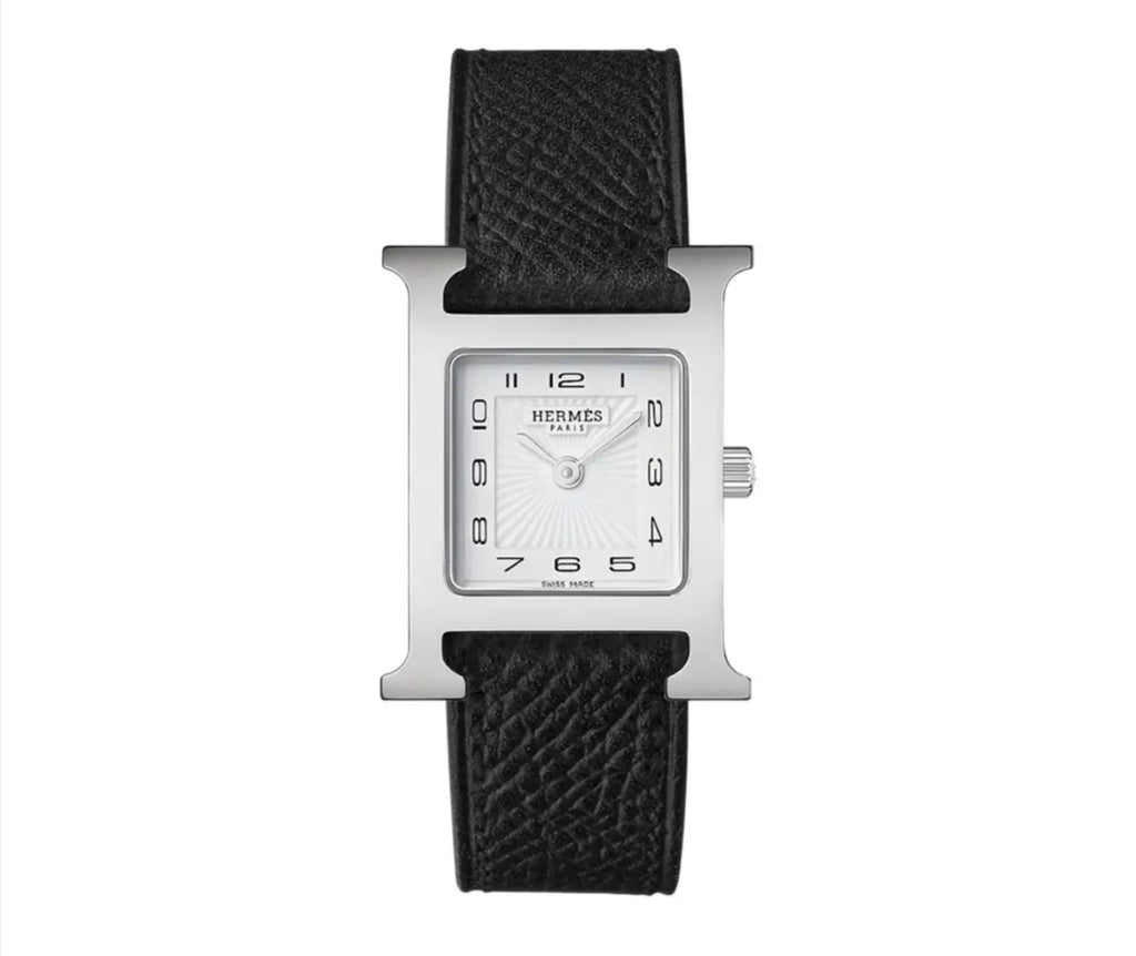 H-Hour PM Watch Black Epsom Phw