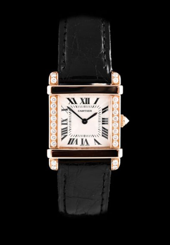 Cartier tank chinoise rose gold diamond
